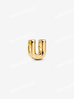 Pandora Letter U Alphabet Charm